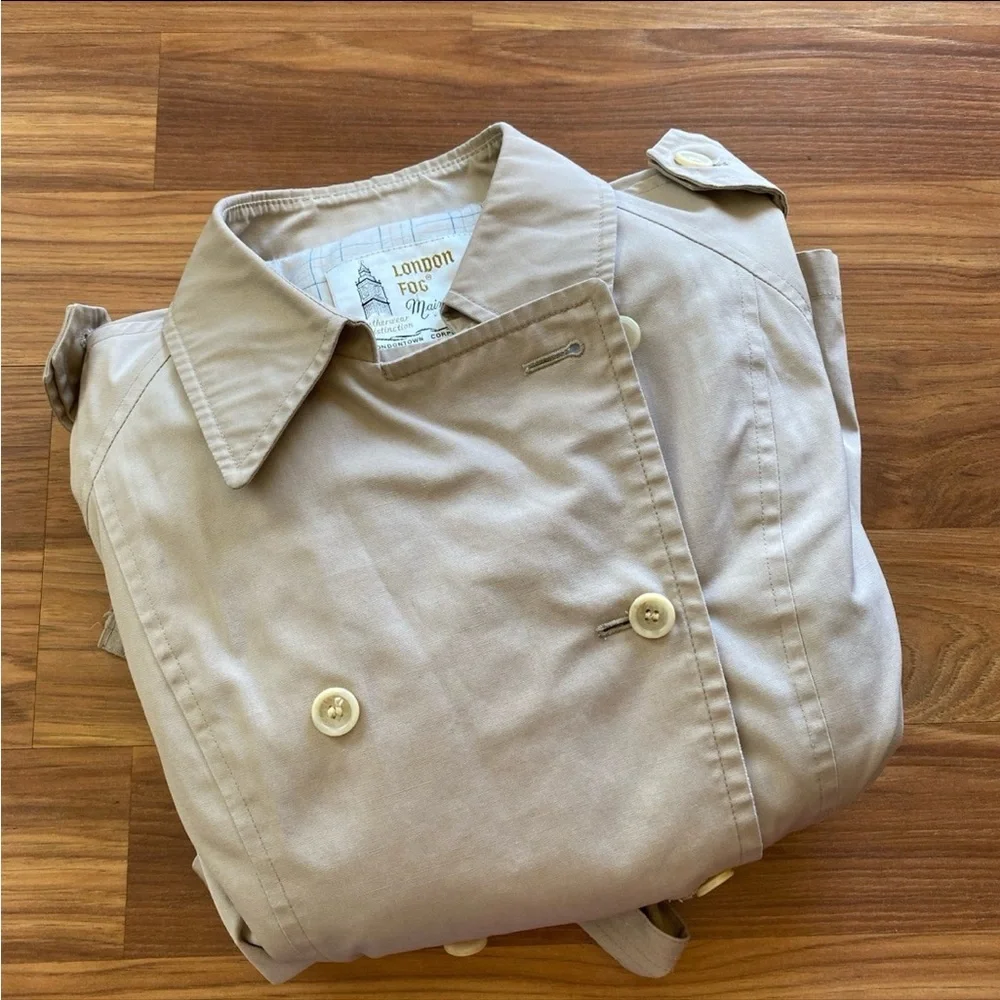 🎉HP🎉 London Fog Double Breasted Trench Coat - Picture 7 of 11